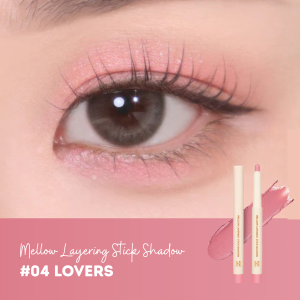 [01 - Exp: Aug 2026] HOLIKA HOLIKA Mellow Layering Stick Shadow - Mellow Collection | Korean Eye Makeup with Long-Lasting Natural Look