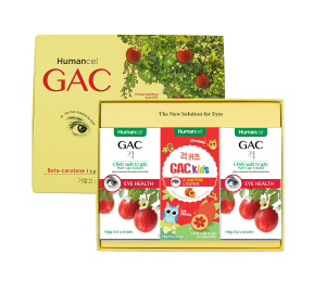 Set 2 Gac người lớn & 1 GAC Kid (Viên nang dầu gấc chăm sóc mắt trẻ hóa da ngừa ung thư đạt tiêu chuẩn Hàn Quốc)