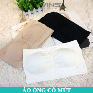 Áo ống nữ croptop cúp ngực có đệm mút chất thun mềm mịn siêu co giãn thoáng mát