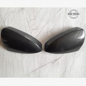 Cover Spion Rush Miror Cover Mobil Rush 2018 - 2023 Glossy Carbon