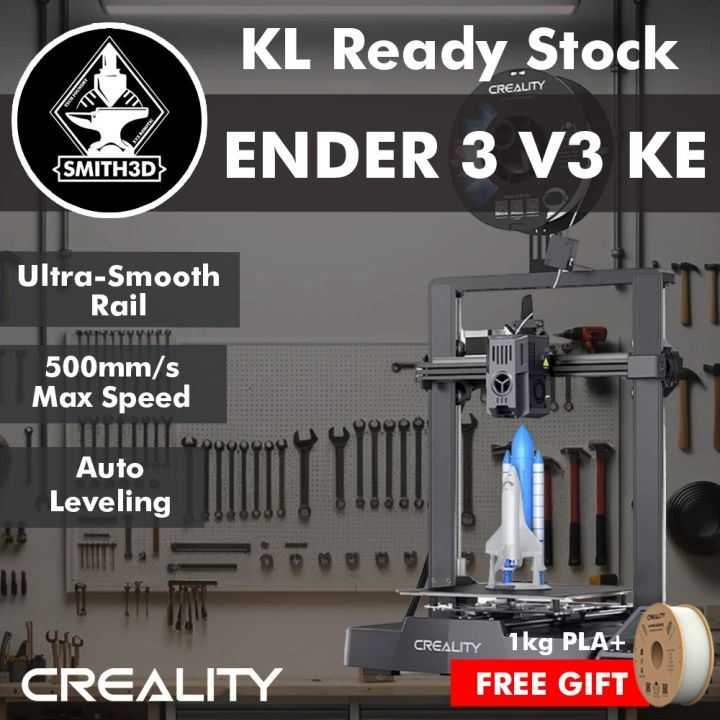 creality ender 3 v3 ke 3d printer size