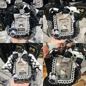 Cute Kuromi Melody Kitty Cat Lace Bow Photocard Case Photo Card Holder Portable Card Case Students Idol Photos Protective Cover
