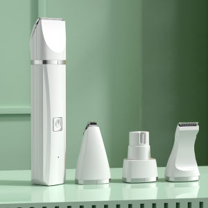 Pet Trimmer Kit Electric Pet Grooming Shaver Dog Cat Hair Trimmer Pet Nail Sharpener Set Rechargeable 4 in 1 Multi-function