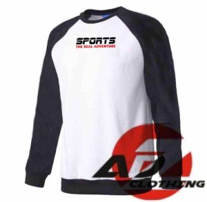 Sweater Casual Reglan Fleece SPORTS Adventure 2 Warna Cowok/Cewek Lengan Panjang