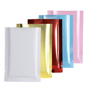 200pcs Small Packaging Bag 6x9 7x10 8x12cm Heat Sealing Open Top Aluminum Foil Vacuum Flat Package Pouch Mylar Bags2026