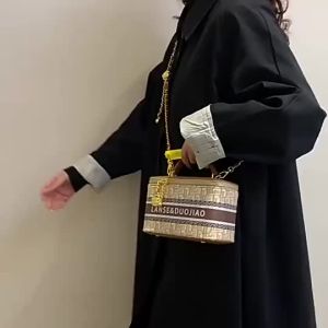 New Fashionable Multifunctional Shoulder Crossbody Bag Square Bag Makeup Bag B0363