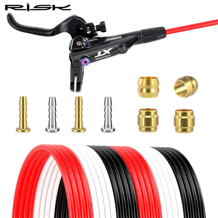 RISK Bicycle Hydraulic Disc Brake Hose Kit Tube Pipe Housing Set For