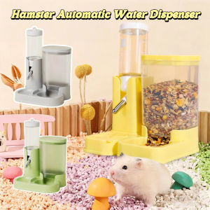 Hamster Feeder Water Dispenser Leak Resistant Ball Bearing Cage Mounted Small Pet Food Bottle