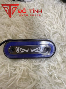 Đèn sườn Đèn trang trí xe tải Mắt tròn nháy 2 chế dộ điện 12/24v