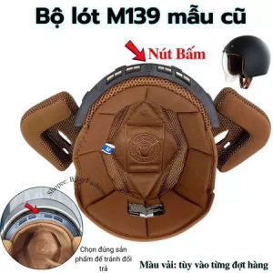 LÓT THAY THẾ MŨ BẢO HIỂM CHÍNH HÃNG ROYAL M139