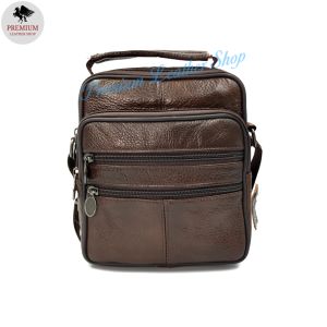 Jeep Leather Sling Bag Genuine Leather Shoulder Bag Cross Body Leather Bag Messenger Leather Bags Sling Beg Kulit