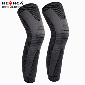 NEENCA Full Leg Sleeves Long Compression Leg Sleeve Knee Sleeves Protect Leg for Man Women Basketball Arthritis Cycling Sport Football Reduce Varicose Veins and Swelling of Legs