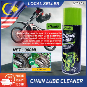 300ML Chain Lube Anti-Fling High Performance Maintenance Kit Spray Automotive Care Chains Cleaner / Minyak Rantai
