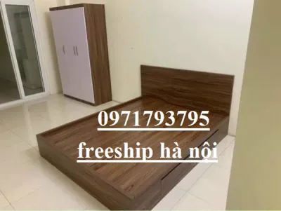 Giường 1m6x2m có ngăn kéo và Tủ 1m2 x 2m