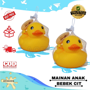 Mainan Anak Bebek Cit Set Anak Mainan Saat Mandi Edukasi Acekids