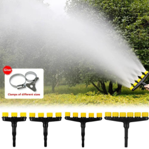 5 HEAD KEPALA NOZZLE SPRINKLER AIR IRIGASI TAMAN NOSLE OTOMISASI DRIP AIR SPRAYER SISTEM PENGAIRAN SPRINKLER IRIGASI KIT UNTUK PERTANIAN RUMPUT TAMAN KEBUN PERKEBUNAN