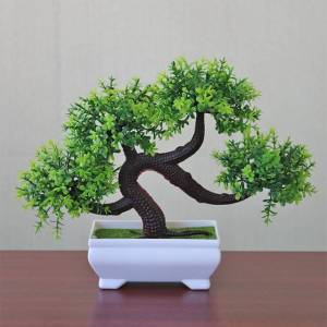 Bunga Plastik Hias Pajangan pot Tanaman Dekorasi pohon Bonsai cantik