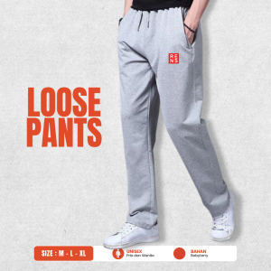 Celana Training Pria Wanita / Celana Panjang Olahraga Pria Wanita Korean Style