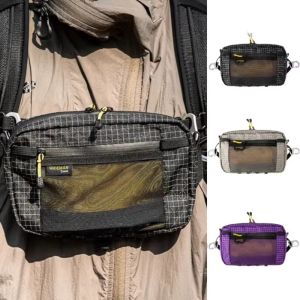 OOG Waterproof Waist Fanny Pack UrltraLight Dyneema Fiber Sports Waist Bag Multi-Function 70g 1.1L Outdoor Mountaineering Bag Cycling Running