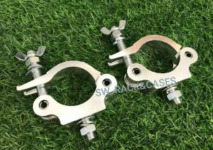 แคล้มอลูมิเนียม (ราคาต่อแพ็คจำนวน 2 ตัว) แคล้มอลูมิเนียมจับไฟพาร์ จับสปอร์ตไลท์ จับจอ LED วัสดุอลูมิเนียม แข็งแรงทนทานได้มาตรฐาน