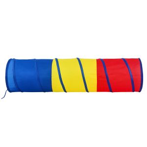 1.8M Foldable Tunnel For Toddler Colorful Pop Up Crawl Tunnel Play Tent For Indoor Outdoor Game