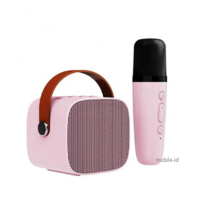 Speaker Bluetooth Karaoke Mini Mic Full Bass Wireless Portable Rechargeable Bisa Terhubung ke HP/TV/Komputer