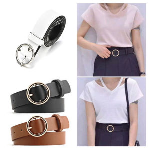A.one PU Leather Belt Waist Belt with Metal Slide for Women A1 COD