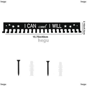 [COD] hegu Medal Display Rack Metal Medal Hanger Holder Organizer Wall Mounted Large Capacity Award Holder For Race Soccer Karate