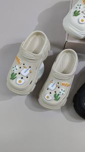 WomenS 2025 New Thick-Soled Non-Slip Closed-Toe Clogs For Beach And Outdoor Wear Cute WomenS Sandals
