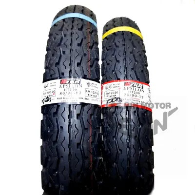 Original FKR Epsilon HT200 TT Design Tubeless TL Tyre Tayar 135LC 125ZR Wave Lagenda ( 70/90-17 80/90-17 )
