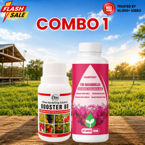 [COMBO MIX] Pampabunga Max Set – Booster 88 + Harvest Fertilizer for Flowering & Fruiting Support