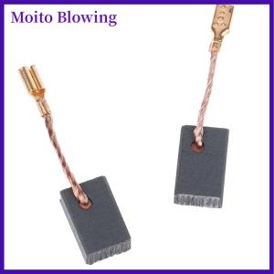 Moito 10Pcs Copper Motor Carbon Brushes Kit For Angle Grinder 6x8.5x13.5mm