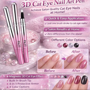 Nail Art Pen Magnetic Beads Gel Nail Polish Quick Dry Cat Eye Nude Colors Long Lasting Manicure Kit Home Salon DIY Easy To Use Whitening Effect