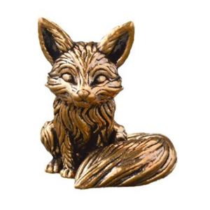 Brass Foxes Statues Perfect For Living Room Bedroom Or Study Decoration Foxes Sculptures