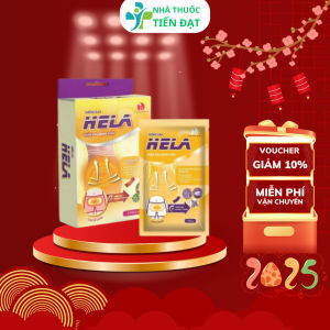 Miếng dán hỗ trợ giảm đau bụng kinh Hela - Giữ nhiệt làm ấm hỗ trợ tuần hoàn máu giảm khó chịu trong chu kỳ