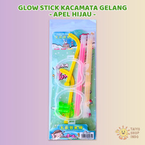 TAIYO Glow Sticks Kacamata Gelang Kupu-Kupu Glows In The Dark Stik Fosfor Menyala Aksesoris Pesta Party
