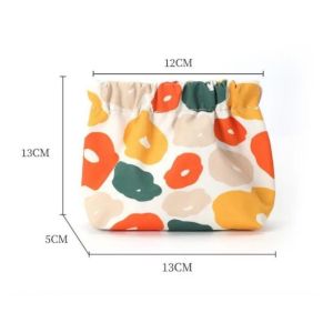 Brightbling Waterproof Cartoon Mini Shrapnel Printed Lipstick Bag Makeup Storage Bag Keys Coins Small Bag Carry-on Bag