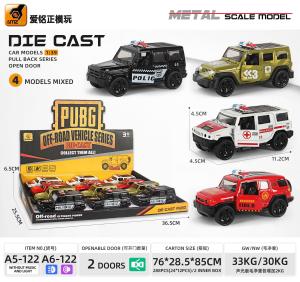 A6-122 Mô hình xe ô tô kim loại tỷ lệ 1:39 (KT 11x4.5x4.8cm)