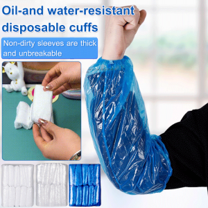 Waterproof transparent disposable kitchen housework sleeve disposable waterproof and oilproof