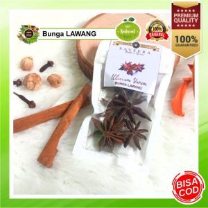 BUNGA LAWANG / STAR ANISE / PEKAK uk. Sachet non Bubuk Praktis Hemat  100% ASLI REMPAH ALAMI JSR