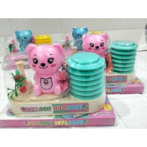Mainan Anak Pompa Balon Balloon Inflator Animal Bentuk Binatang BU07
