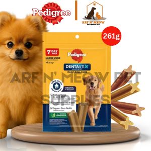 261g Pedigree Dentastix Dog Dogs Dental Treats Pet Food Snacks All Stages Adult Puppy Gum Health