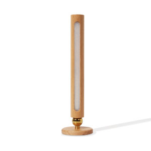 LED night light wooden USB charging 360° rotatable brightness adjustable touch switch bedside smart night light