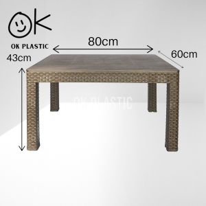 Jolly Plastic High Quality Low Center Anti Slip Living Room Outdoor Indoor Coffee Table