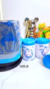 Túi Rác Hình Thỏ Xanh Đáng Yêu Có Dây Rút Dai Chắc Chắn