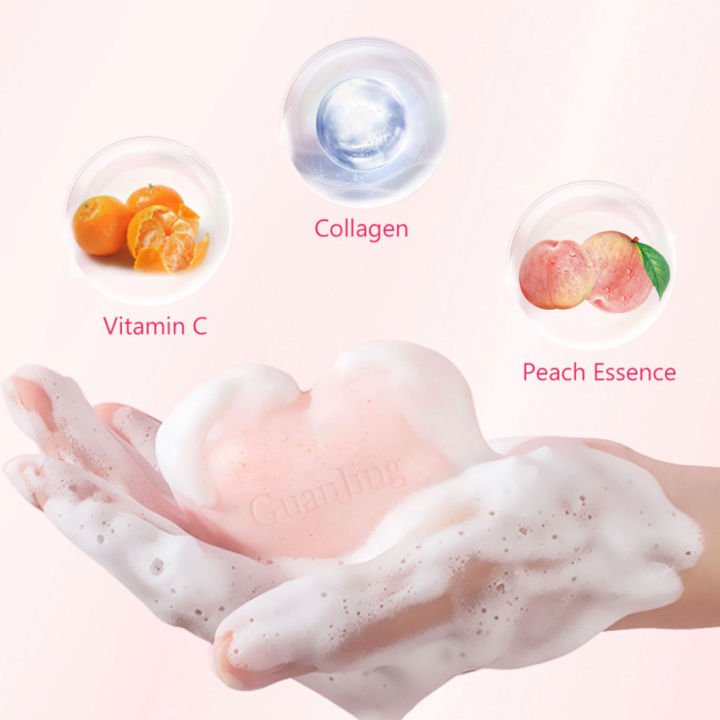 Rapid Skin Bleaching Cream Soap 80g Armpits Underarm /Groin Whitening Peach Scented Feminine