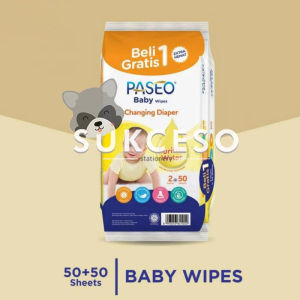 Paseo Baby Wipes Gazette Chamomile 50 sheets (Buy 1 Get 1 Free) Murah Berkualitas
