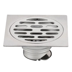 VERMERCH Best Seller 304 Stainless Steel Square Shape Anti-odor Bathroom Floor Drain Waste Gate Shower Drainer 10x10 Home Stainless Steel Anti odor Bathroom Floor Drain Waste Gate Shower Drainer 304 Stainless Steel Square Shape Anti-odor Bathroom