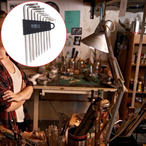 9 Pcs Hex for Key Wrench Sets Torx L Shape Repair Tool Screwdriver Tool Set Usef