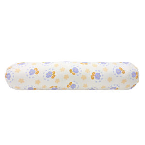 1pc Washed Cotton Bolster Case 20x100cm Long Side Pillowcase Floral Bolster Cover
